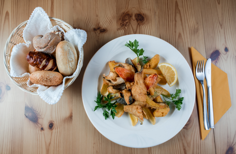 fotografo ristorante - frittura di pesce